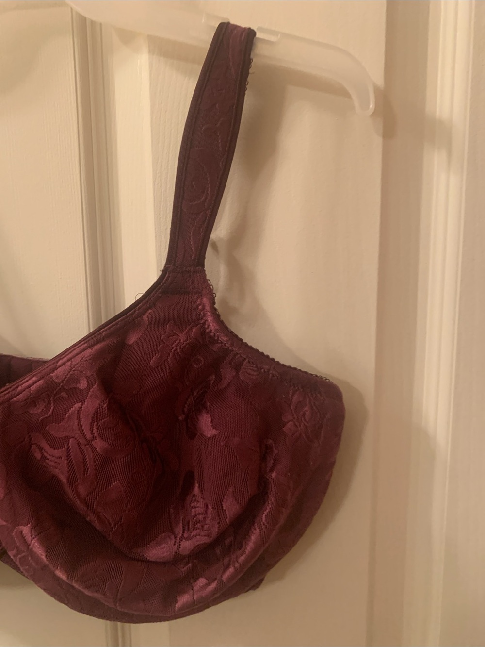 Plum 38DDD Wacoal Awareness Bra Burgundy Underwire - Picture 4 of 7